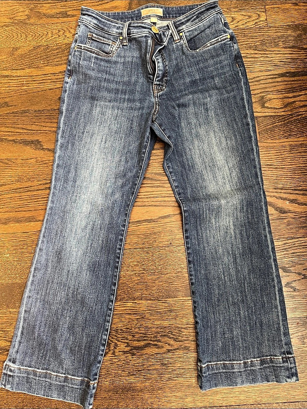 KUT from the Kloth Kelsey Fab Ab Ankle Flare Blue Size 6P